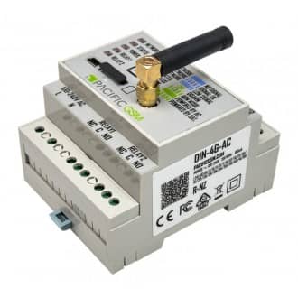 DIN-4G-AC 230V 4G LTE SMS Controller with Battery Backup