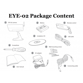EYE-02 3G version GSM Security Monitoring Camera