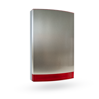 JA-1X1A-C-ST Stainless cover with red flasher for outdoor jablotron sirens JA-1X1A-C-ST Stainless cover with red flasher for outdoor jablotron sirens