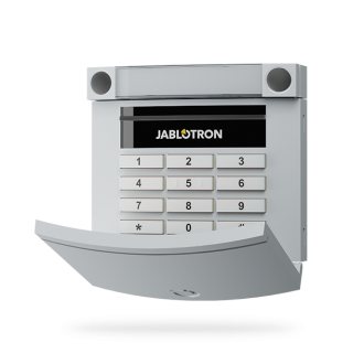 JA-113E-GR White Bus Access Module with keypad and RFID Grey