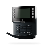 JA-155E-NFC-AN Wireless four-segment keypad with display and NFC reader - anthracite