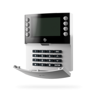 JA-155E-NFC Wireless four-segment keypad with display and NFC reader JA-155E-NFC Wireless four-segment keypad with display and NFC reader