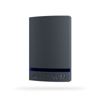 JA-1X1A-C-AN-B Plastic cover for JA-111A, JA-151A and JA-163A - anthracite, blue strobe