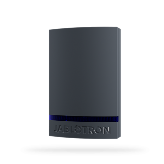 JA-1X1A-C-AN-B Plastic cover for JA-111A, JA-151A and JA-163A - anthracite, blue strobe