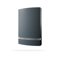 JA-1X2A-C-AN Plastic cover for JA-113A, JA-111A, JA-151A and JA-163A - anthracite, transparent light guide