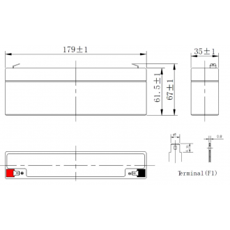 BAT-12V-7Ah 12V sealed lead acid battery