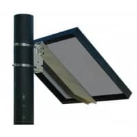 Solar panel pole mount side bracket