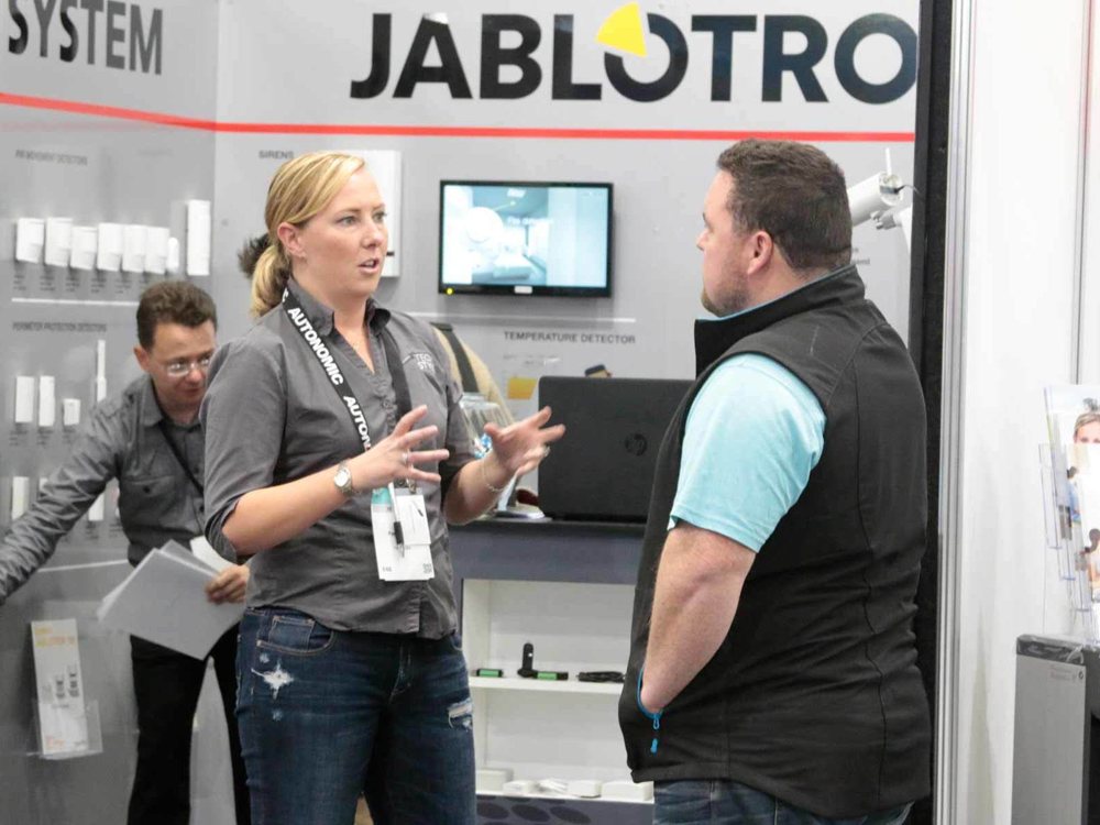Pacific GSM and Jablotron at a New Zealand exhibition